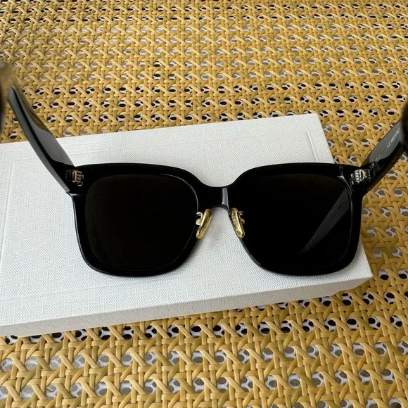 Triomphe Black Oversized Sunglasses - Picture 2 of 4
